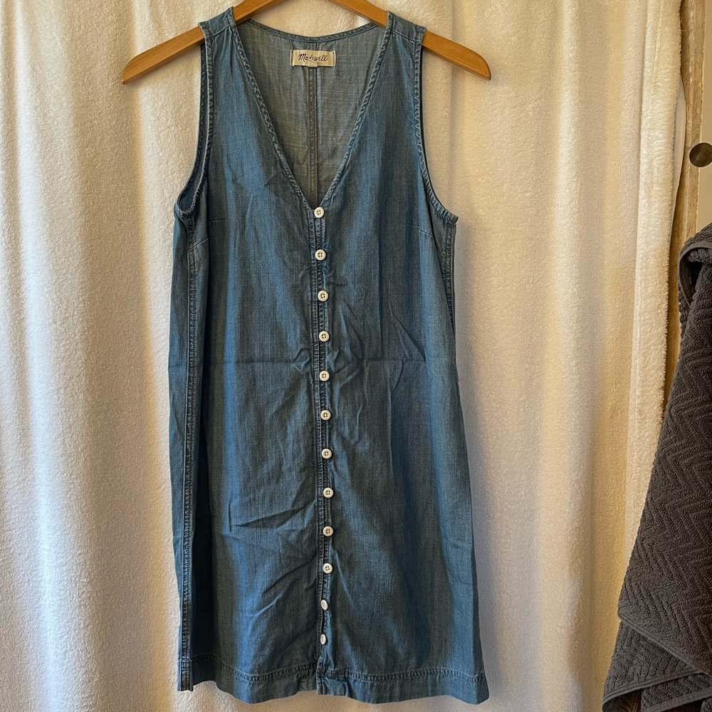 Madewell denim dress XS